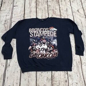 Vintage Denver Broncos NFL Football Super Bowl 1990s Crewneck Sweatshirt